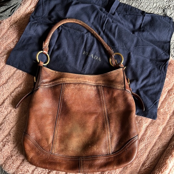 Prada leather hobo - Picture 4 of 9